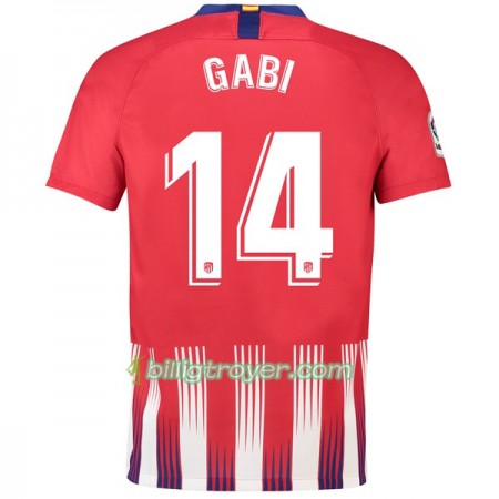 Billige Fotballdrakter Atlético Madrid Gabi 14 Hjemmedraktsett 2018/19 Kortermet